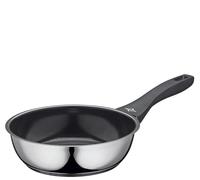 Küchenprofi COOK ROMA Sartén con revestimiento antiadherente sin PFAS y base multicapa, apta para inducción, horno hasta 180 °C, acero inoxidable, borde alto, diámetro de 20 cm