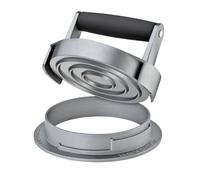Küchenprofi KP1066823000 TRIO-KP1066823000 - Prensa para hamburguesas, acero inoxidable 18/8, color gris