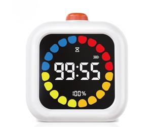 Kueohse Temporizador de Cubo de Productividad, Pantalla LED Giratoria, 4 Tiempos Preestablecidos, Modos Duales, Cuenta Regresiva, Minitemporizador para Estudio de Cocina.