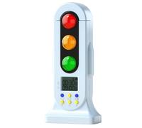 Kueohse Temporizador Visual Inteligente con Semáforo y Audio Digital con Pantalla LCD para Niños, Aula, Cocina, Juego y Cuenta Regresiva.