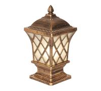 KUEYANB Farola Para Jardín, Valla, Puerta, Estilo Europeo, Exterior, Estilo Europeo, Columna De Luz, Impermeable, Fácil De Instalar, Lámpara De Columna Para Terraza, Patio, Apta Para Lugares Húmedos