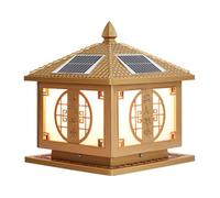 KUEYANB Farola Solar Para Terraza, Valla, Jardín, Villa, Portón, Columna, Lámpara Solar Impermeable Para Patio, Pasillo, Luminaria Fácil De Instalar Para Entrada De Césped