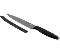 KUHN RIKON Colori Cuchillo de Cocina de Sierra de Titanio, Negro.