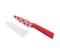 KUHN RIKON COLORI+ Rüstmesser / Gemüsemesser Erdbeere (Limited Edition Funky Fruit), Edelstahl, 19.5 cm