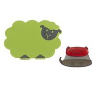 KUHN RIKON Juego de 2 cuchillos de cocina para niños, diseño de animales
