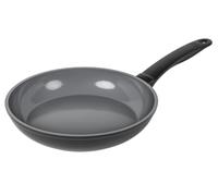 Kuhn Rikon Sartén de inducción de cerámica fácil sin PFAS de 28 cm. Hecho de aluminio 100% reciclado. Sartén apta para horno con mango que se mantiene frío. Olla de inducción