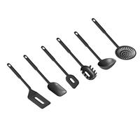 KUHN RIKON Swiss - Juego de utensilios de cocina (6 unidades), color negro