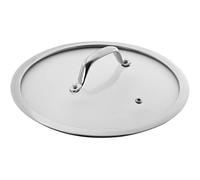 KUHN RIKON Tapa de cristal con mango de acero inoxidable (16 cm)