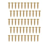 Kukyller Clavijas de afinación para bajo eléctrico, 50 piezas de tornillos, clavijas de afinación para bajo, tornillos de montaje, clavija de afinación, herramienta clave para (Gold)