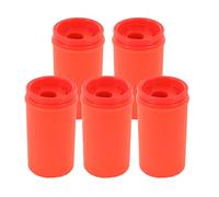 KUM - Sacapuntas con depósito 1870 Mini K1, rojo, paquete de 5