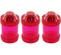 KUM - Sacapuntas con depósito 450 M1, rojo, paquete de 3