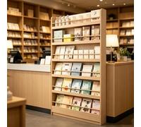 kumamart Estantería Librería 6 Baldas de Pared, Mueble de Madera Maciza | Librería estrecha de 6 estantes ahorro de espacio con doble sistema de montaje en pared.(67.72*23.62*3.94in)