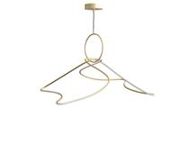 101 Copenhagen Lámpara de araña Kumo Chandelier Big Brass