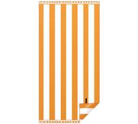 KUOGAS Toalla Playa XXL 90×180 cm, Toalla Grande de Microfibra de Secado RáPido, Toalla de BañO Sin Arena, Manta de Playa Mujer (Color Naranja)