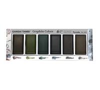 Kuretake Gansai Tambi juego de 6 colores (Graphite colors)