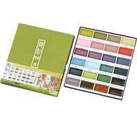 Kuretake uretake GANSAI TAMBI Juego de 24 colores II, Art Nouveau colors, MC20/24V/NW