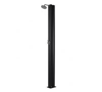 KURIL Ion Pure Ducha Solar Exterior 30 L Acero Inoxidable - para Piscina y Jardín - Agua Caliente Gratis con Energía Solar - Uso Residencial y Público