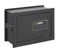 Kuro Caja fuerte empotrable (L x An x Al: 25 x 36 x 26 cm, Negro/Verde, 16 l)