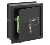 Kuro Caja fuerte empotrable (L x An x Al: 25 x 36 x 39 cm, Negro/Verde, 24 l)