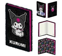 Kuromi Rock Out - Cuaderno A5 con tapa dura oficial de Sanrio, cuaderno de escritura kawaii para escuela, universidad, diario, regalo de papelería