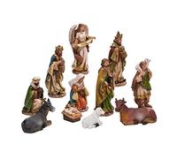 Kurt Adler Kurt S. Adler Nativity Set with 11 Figures, 6" Belén, Blanco