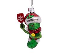 Kurt Adler Noble Gems™ Pickleball Pickleball Pickle con Adorno de Papá Noel