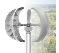 KUSOLE Generador de turbina eólica de 12000 W, 5 aspas, Kit de generador de turbina eólica de Eje Vertical de 12 V/24 V, Adecuado para alumbrado público híbrido doméstico. 24V