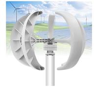 KUSOLE Kit generador de turbina eólica, 12/24 V, 12000 W, Tipo Linterna, 5 Palas, Eje Vertical, generador con Controlador de Eje. 12V