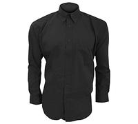 Kustom Kit - Camisa de manga larga formal Modelo Oxford Corporate hombre caballero - Fiesta/Trabajo/Eventos