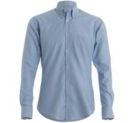 Kustom Kit Camisa de trabajo Oxford manga larga ajuste entallado (RW3897)