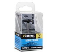 Kutzall Fresa de Sierra de Rotor Extremo, Eje de 1⁄8", Muy Basto - Accesorio para Dremel, Foredom, DeWalt, Makita. Carburo de Tungsteno Abrasivo, 3⁄4" (19mm) Dia. X 1⁄8" (3,1mm) Longitud, RSX-34-EC