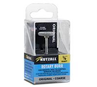 Kutzall Fresa de Sierra de Rotor Original, Eje de 1⁄8", Basto - Accesorio para Dremel, Foredom, DeWalt, Makita. Carburo de Tungsteno Abrasivo, 3⁄4" (19mm) Dia. X 1⁄8" (3,1mm) Longitud, RS-34-E