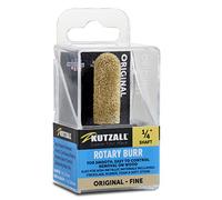 Kutzall Fresa Rotativa Original de Punta Esférica, Eje de 1⁄4", Fino - Accesorio para Bosch, DeWalt, Makita, etc. Carburo de Tungsteno Abrasivo, 1⁄2" (12,7mm) Dia. X 1-1⁄2" (38,1mm), BN-12X112G