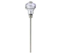 Kuuleyn Cabezal de Terminal de termopar, sonda de Sensor de Temperatura RTD PT100 de acero Inoxidable 201 Cabezal de Terminal de termopar de Rosca NPT de 1/2 "(200mm)