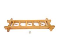 Kuuleyn Perchero para sombreros, ganchos de pared, 6 ganchos, perchero para colgar ropa montado en la pared, perchero para colgar en la pared del dormitorio, organizador (Colores originales)