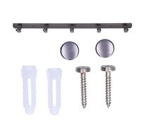 Kuuleyn Toallero de mano, gancho de de 45 cm, montaje en pared, gancho de toalla de aleación de aluminio para cocina, baño, dormitorio, armario