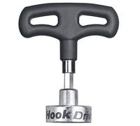 kwb 116300 - Destornillador de gancho (resistente a impactos, con mango E 6.3, para funcionamiento manual o a máquina, con mango ergonómico de plástico)