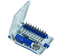 kwb 117700 - Juego de microbrocas de precisión (11 piezas, destornillador, para mecánica fina, para reparación de teléfonos móviles, para electrónica pequeña)