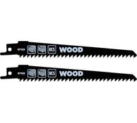 KWB 2 Hojas de sable HCS para madera 130mm