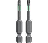 kwb 2 puntas de 50 mm TORX 15 Torsion 122315 (TQ 60 acero, zona de torsión, ISO 1173 accionamiento C6.3)