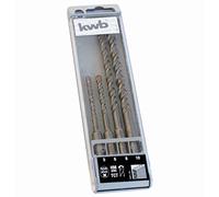 Kwb 240530 HSS - Juego de brocas para martillo perforador (5 mm, 6 mm, 8 mm, 10 mm, SDS-Plus, 1 unidad)