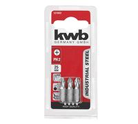 KWB 49121002 Pack de 3 Puntas 25 mm PH 2 Industry