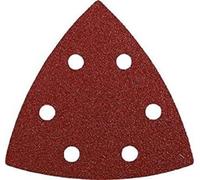 KWB 49492824 - Pack de 5 abrasivos triangulos (6 AGU, 96 x 96 x 96 mm, GR 240, sistema Quick-Stock)
