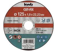 KWB 49711922 - Pack de 10 discos extrafinos Cut-Fix (metal, 125 x 1 mm)