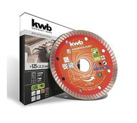 KWB Disco radial de diamante 125 mm espesor de corte 1 mm Akku-Top