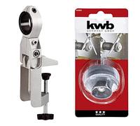 KWB 49779600 - Soporte para taladro (360 ° hasta diámetros 43 mm) & KWB 49493800 - Afilador de cuchillos y tijeras (6 mm, SB)
