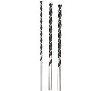 KWB-511890 - Juego de barrenas para madera, vigas, 6, 8 y 10 mm, longitud total: 250 mm, longitud de trabajo 155 mm, 3 piezas