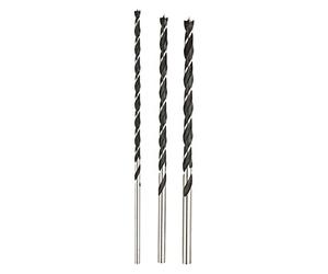 KWB-511890 - Juego de barrenas para madera, vigas, 6, 8 y 10 mm, longitud total: 250 mm, longitud de trabajo 155 mm, 3 piezas