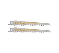 kwb 5766-00 Pack de 2 Hojas para Sierra de Sable, 130 mm, Set de 2 Piezas