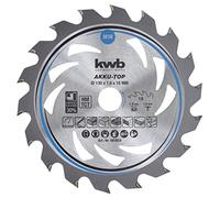 kwb 581854 Hoja de sierra circular, Corte Fino Con Batería, 130 x 16 mm